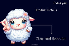 Cute Animals Giving Peace Sign Clipart Bundle - CraftNest - Digital Crafting and Art