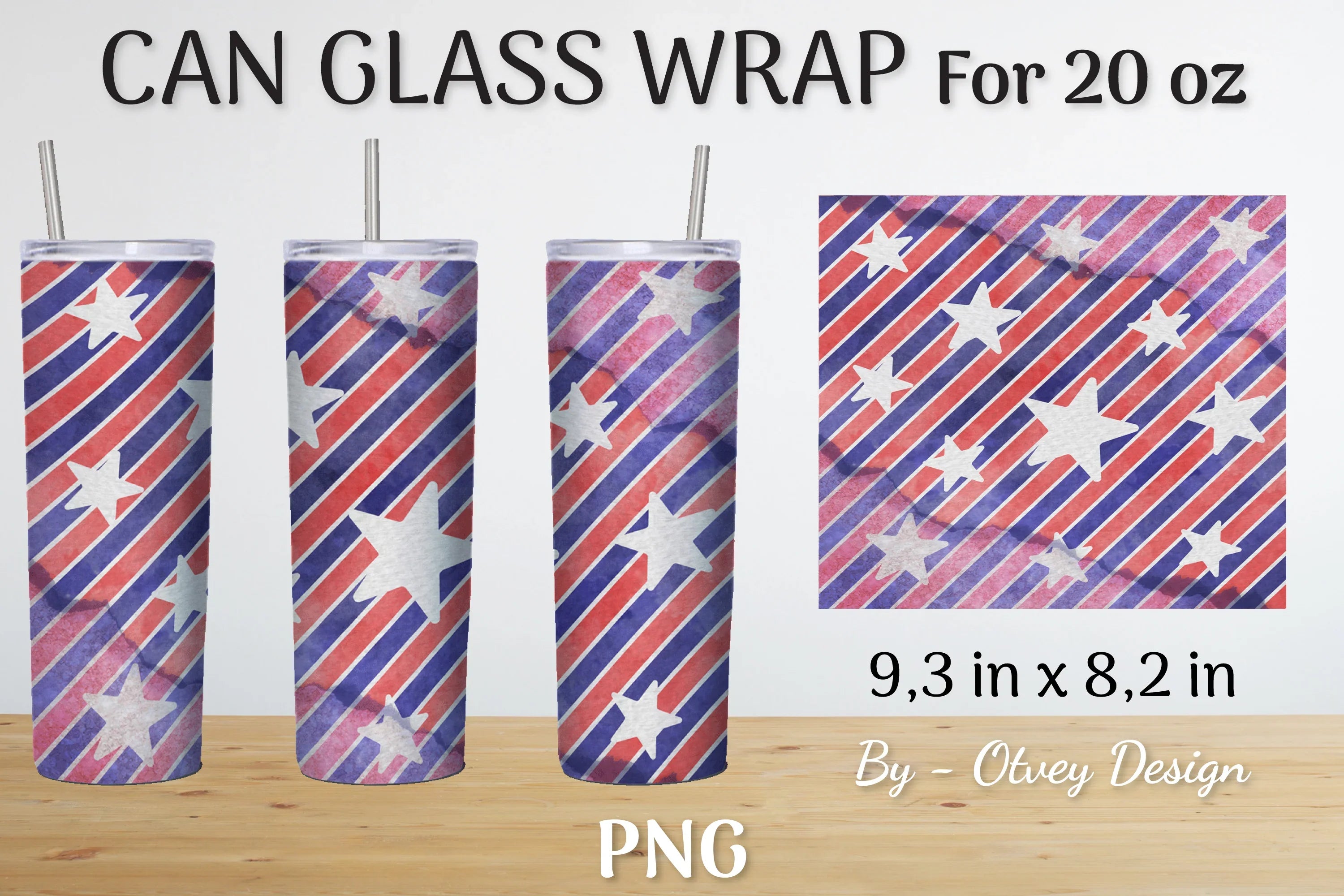 Patriotic 20 oz Tumbler Wraps SVG Bundle - CraftNest - Digital Crafting and Art