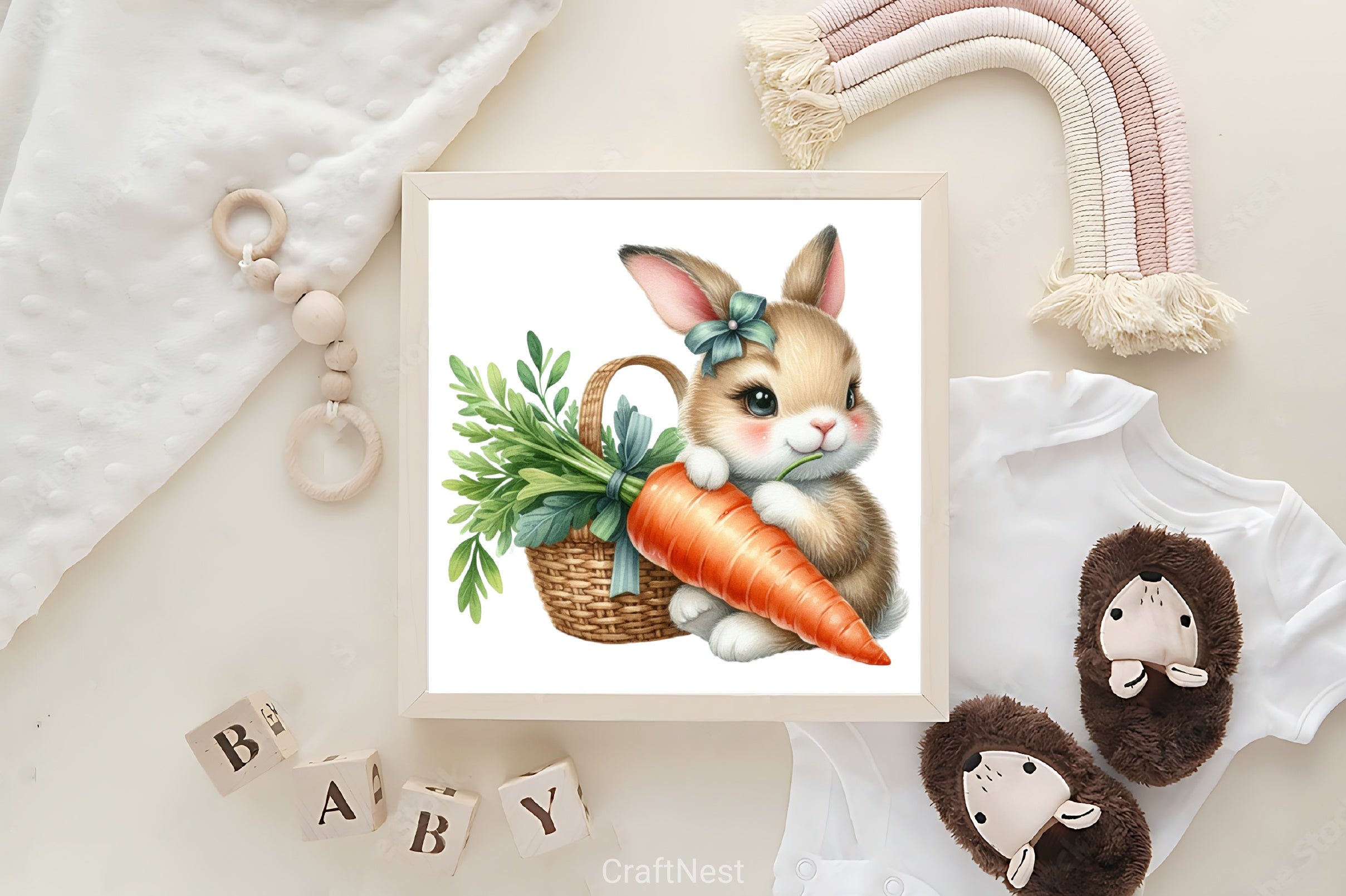 Easter Bunny Clipart Bundle 56 - CraftNest - Digital Crafting and Art