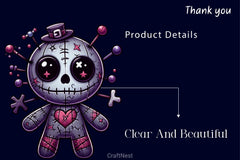 Halloween Gothic Voodoo Doll Clipart Bundle 6 - CraftNest - Digital Crafting and Art