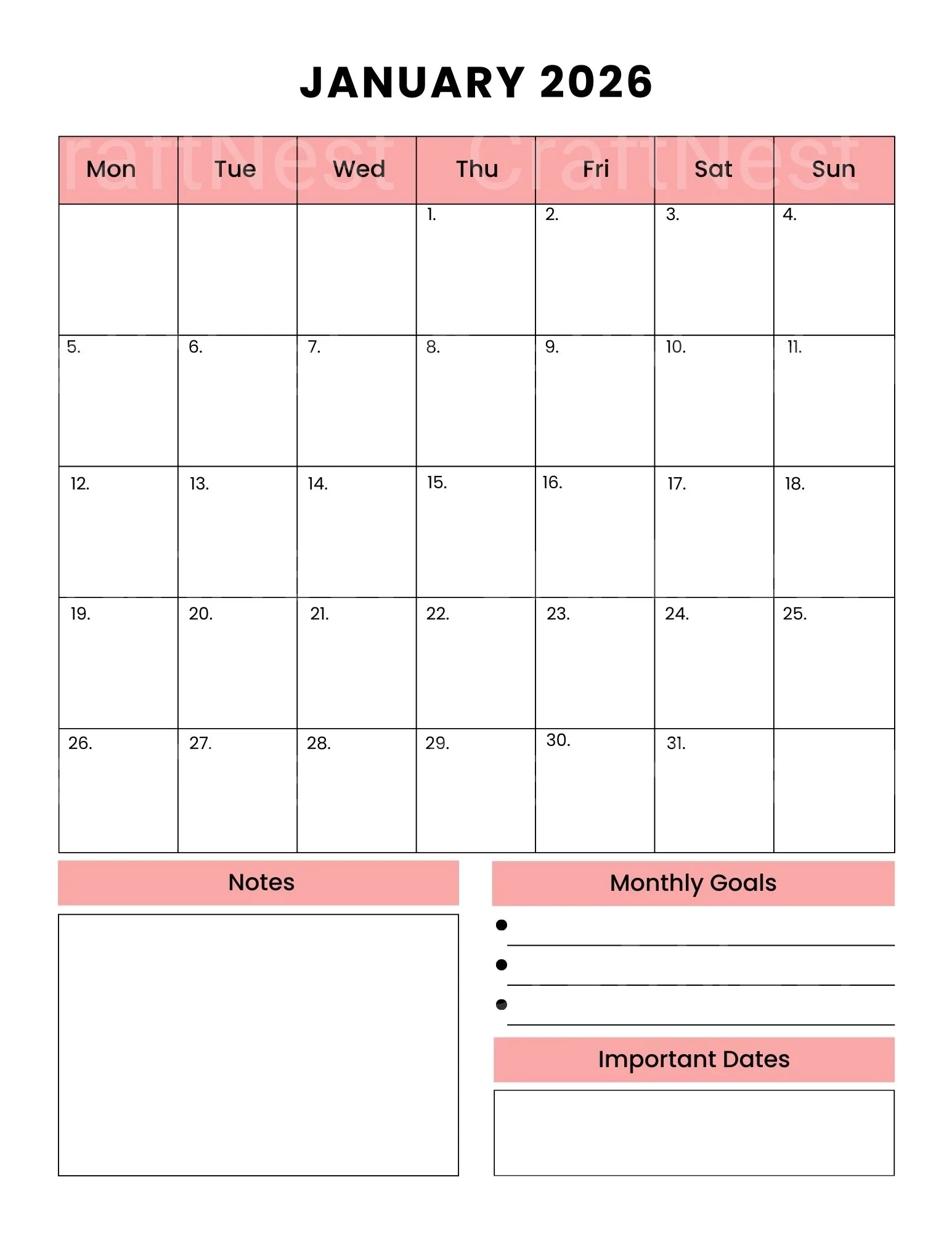 Budget Management Organizer - CraftNest - Digital Crafting and Art