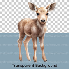 Woodland Animals 1 Clipart Bundle 2 - CraftNest - Digital Crafting and Art