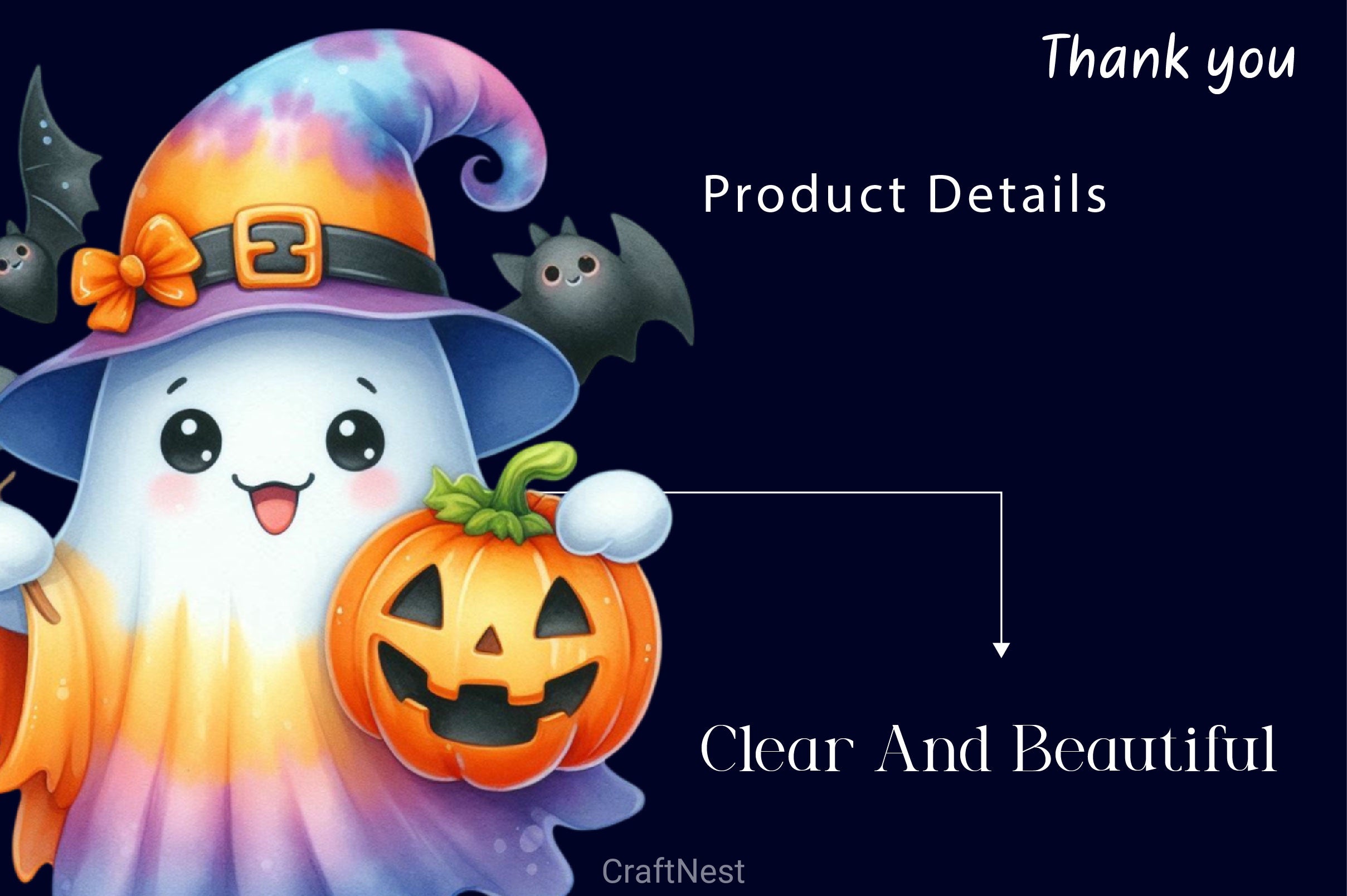 Funny Halloween Ghost Clipart Bundle 3 - CraftNest - Digital Crafting and Art