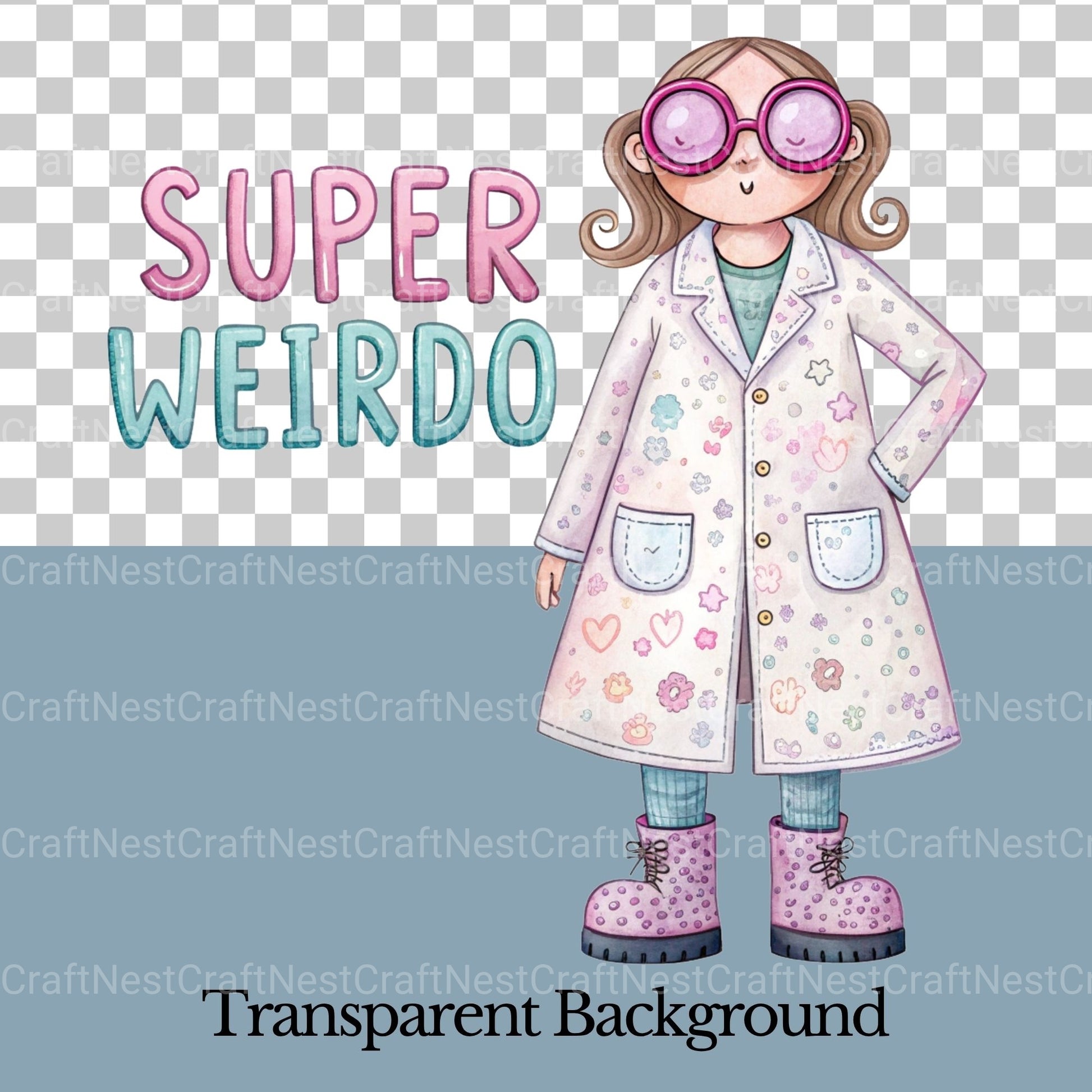 Super Weirdo Clipart Bundle - CraftNest - Digital Crafting and Art