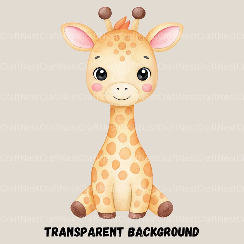 Safari Animals Nursery Clipart Bundle - CraftNest - Digital Crafting and Art