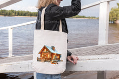 Christmas Winter Cabin Clipart Bundle - CraftNest - Digital Crafting and Art