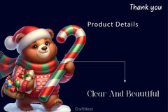 Christmas Wild Bears Clipart Bundle 2 - CraftNest - Digital Crafting and Art