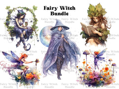 Fairy Witches Clipart - CraftNest