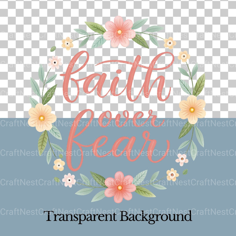 Faith & Flowers Clipart Bundle - CraftNest - Digital Crafting and Art