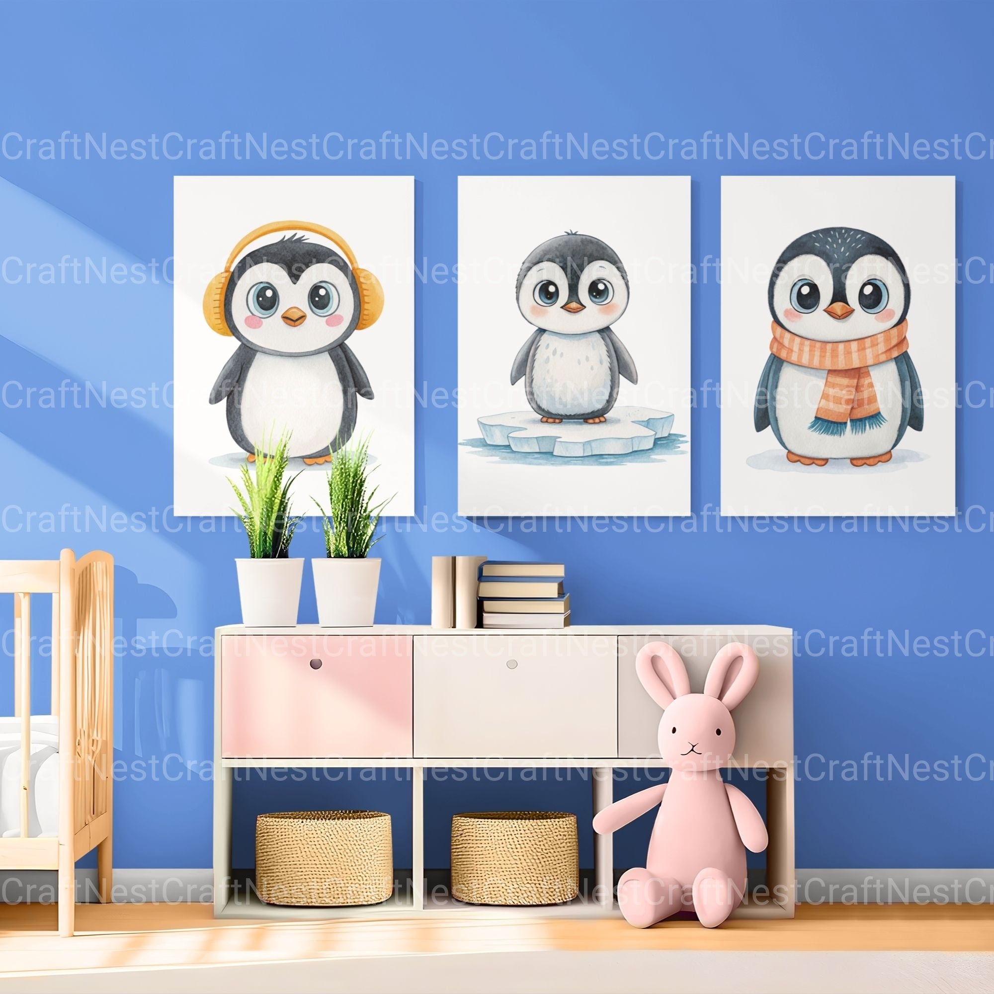 Penguins Clipart Bundle - CraftNest - Digital Crafting and Art