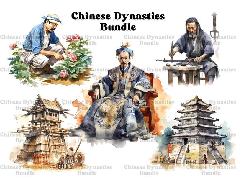 Chinese Dynasties Clipart - CraftNest