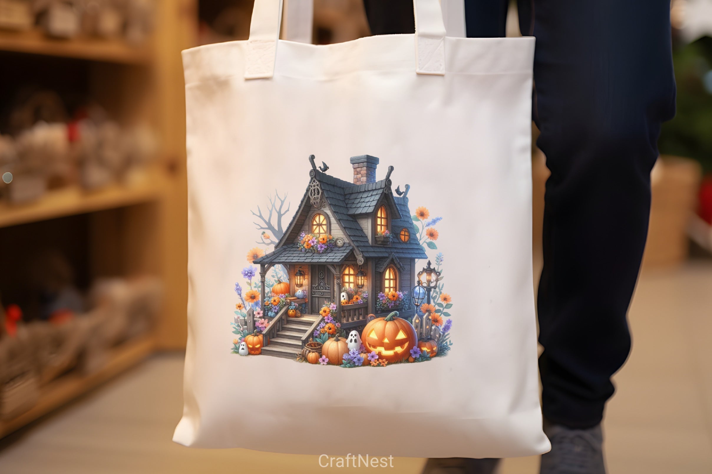 Cute Pumpkin House Clipart Bundle - CraftNest - Digital Crafting and Art