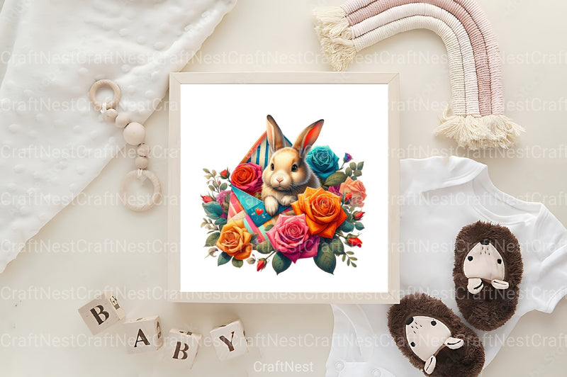 Valentine Peeking Animal Clipart Bundle - CraftNest - Digital Crafting and Art