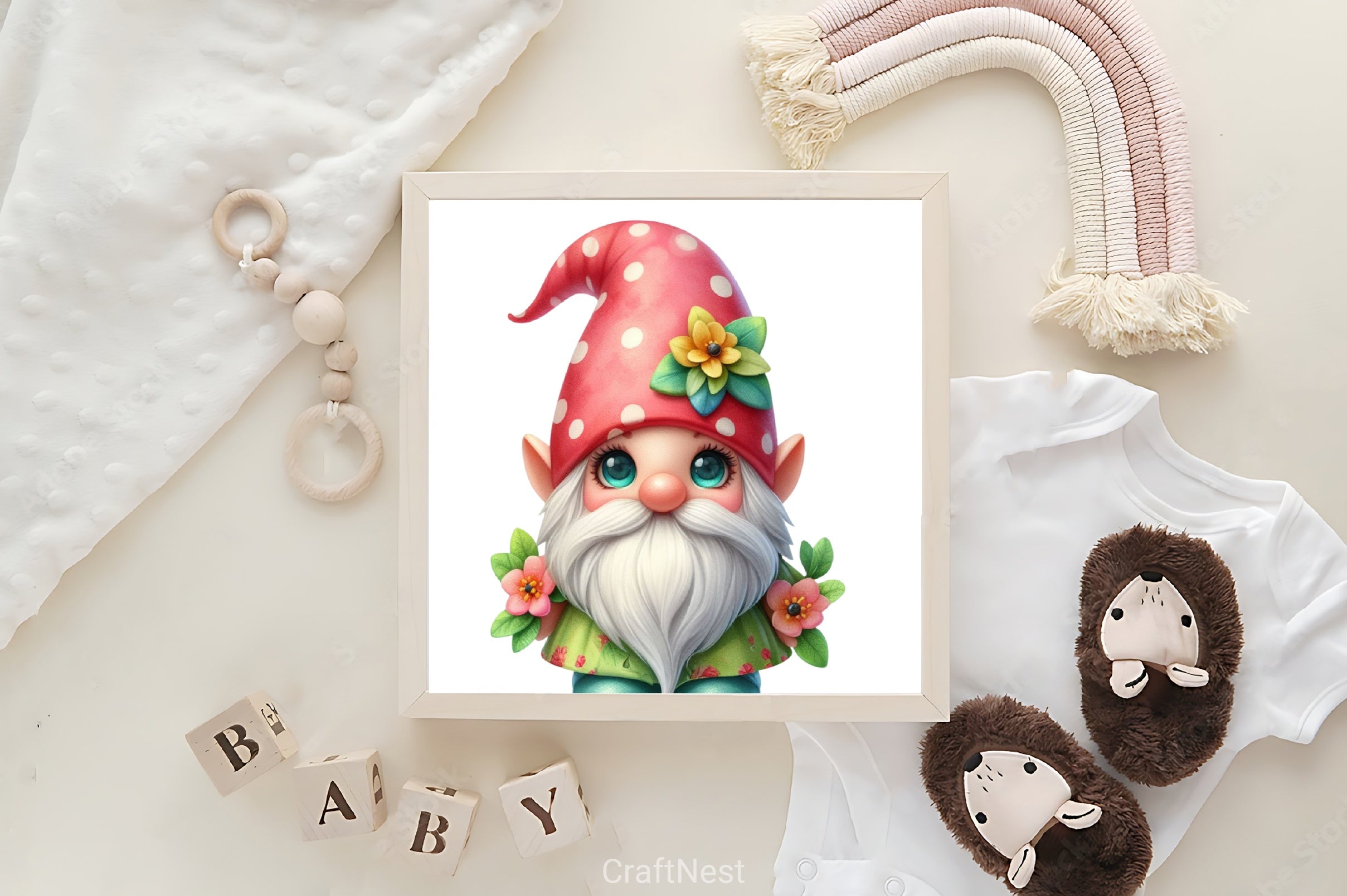Mother's Day Gnome Clipart Bundle 3 - CraftNest - Digital Crafting and Art