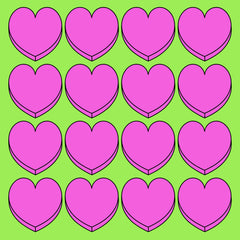 Valentine Seamless Digital Paper 6 - CraftNest - Digital Crafting and Art