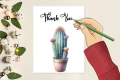 Floral Cactus Clipart Bundle - CraftNest - Digital Crafting and Art