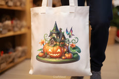 Fairy Pumpkin House Clipart Bundle - CraftNest - Digital Crafting and Art