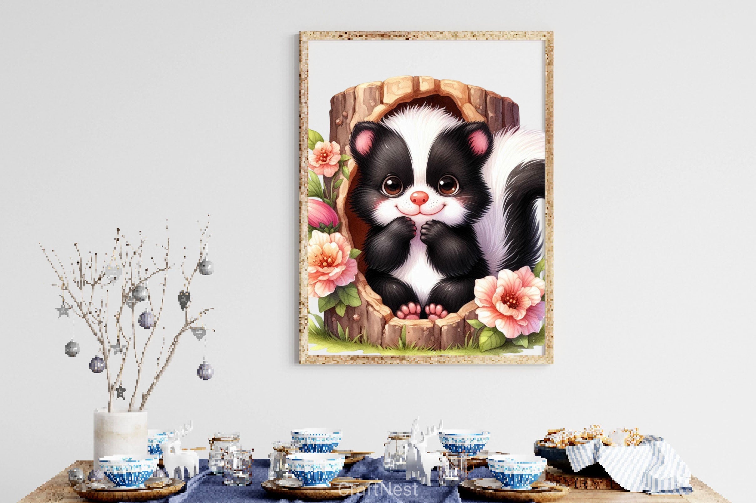 Funny Animals Hole Clipart Bundle 1 - CraftNest - Digital Crafting and Art