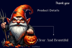 Halloween Scary Gnome Clipart Bundle 2 - CraftNest - Digital Crafting and Art