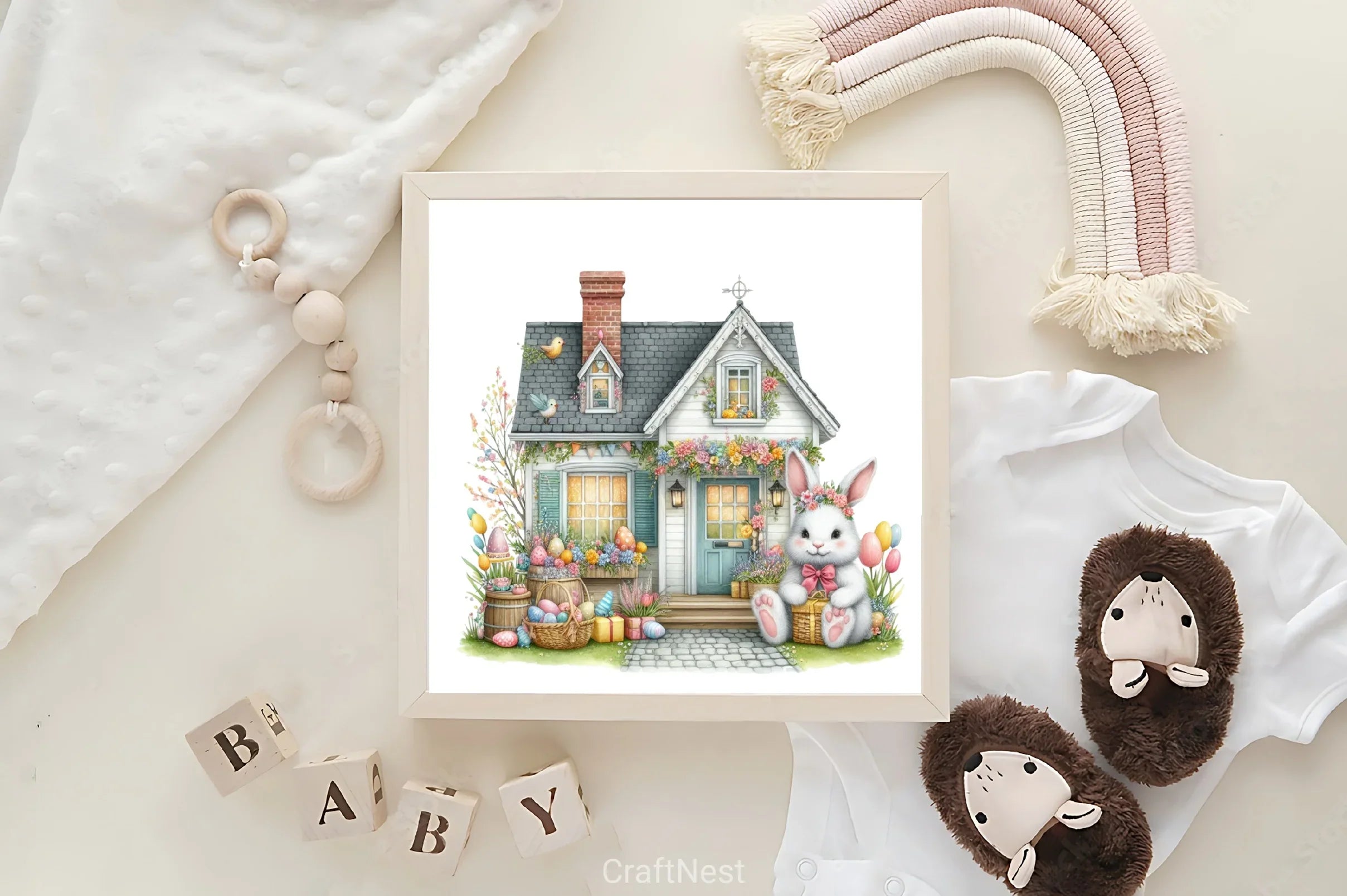 Easter Bunny Clipart Bundle 43 - CraftNest - Digital Crafting and Art