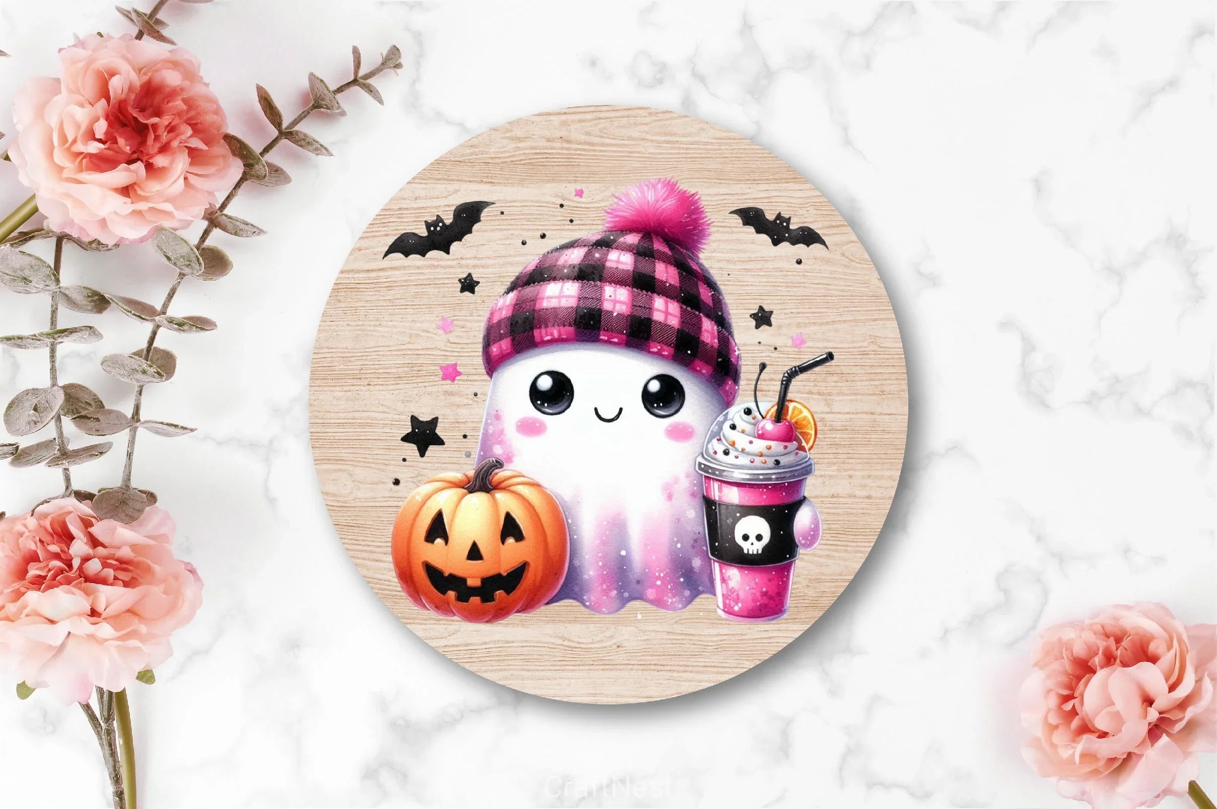 Cute Ghost Cute Halloween Clipart Bundle 8 - CraftNest - Digital Crafting and Art