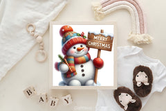 Cute Christmas Snowman Clipart Bundle 20 - CraftNest - Digital Crafting and Art
