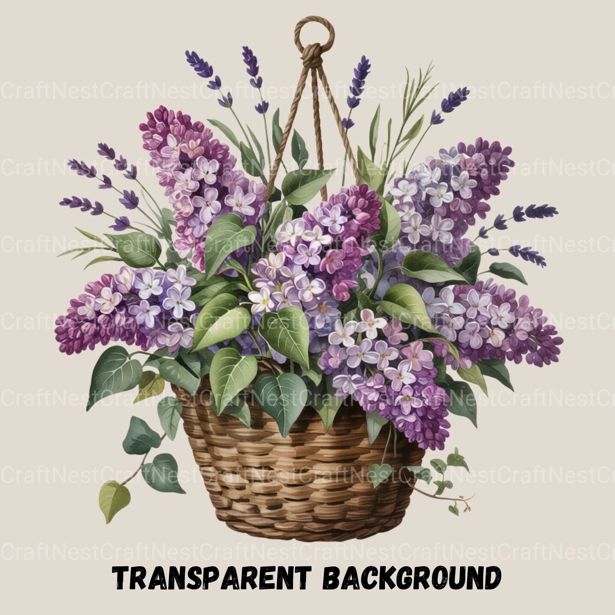 Lilacs Clipart Bundle - CraftNest - Digital Crafting and Art