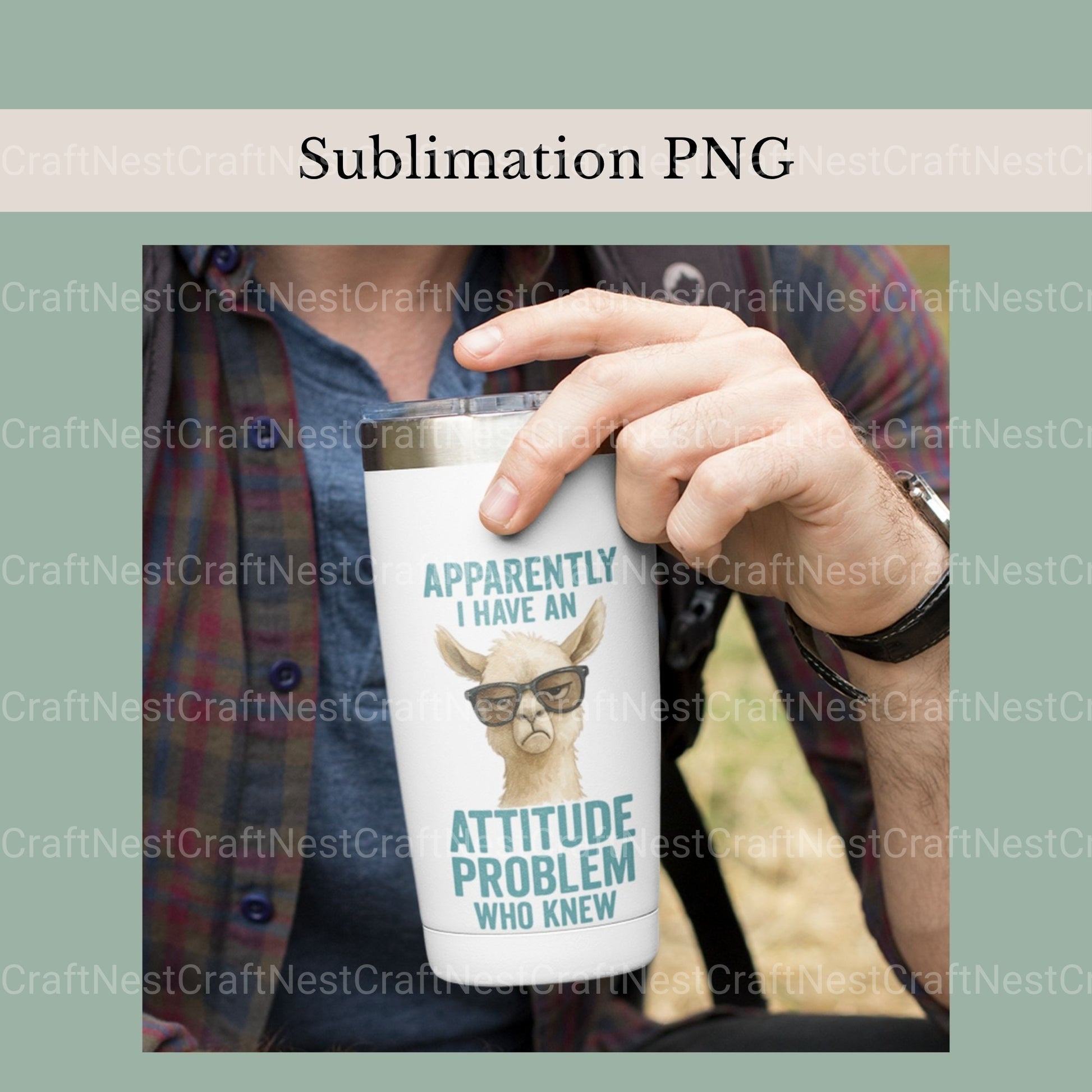 Attitude Problem Llama Clipart Bundle - CraftNest - Digital Crafting and Art