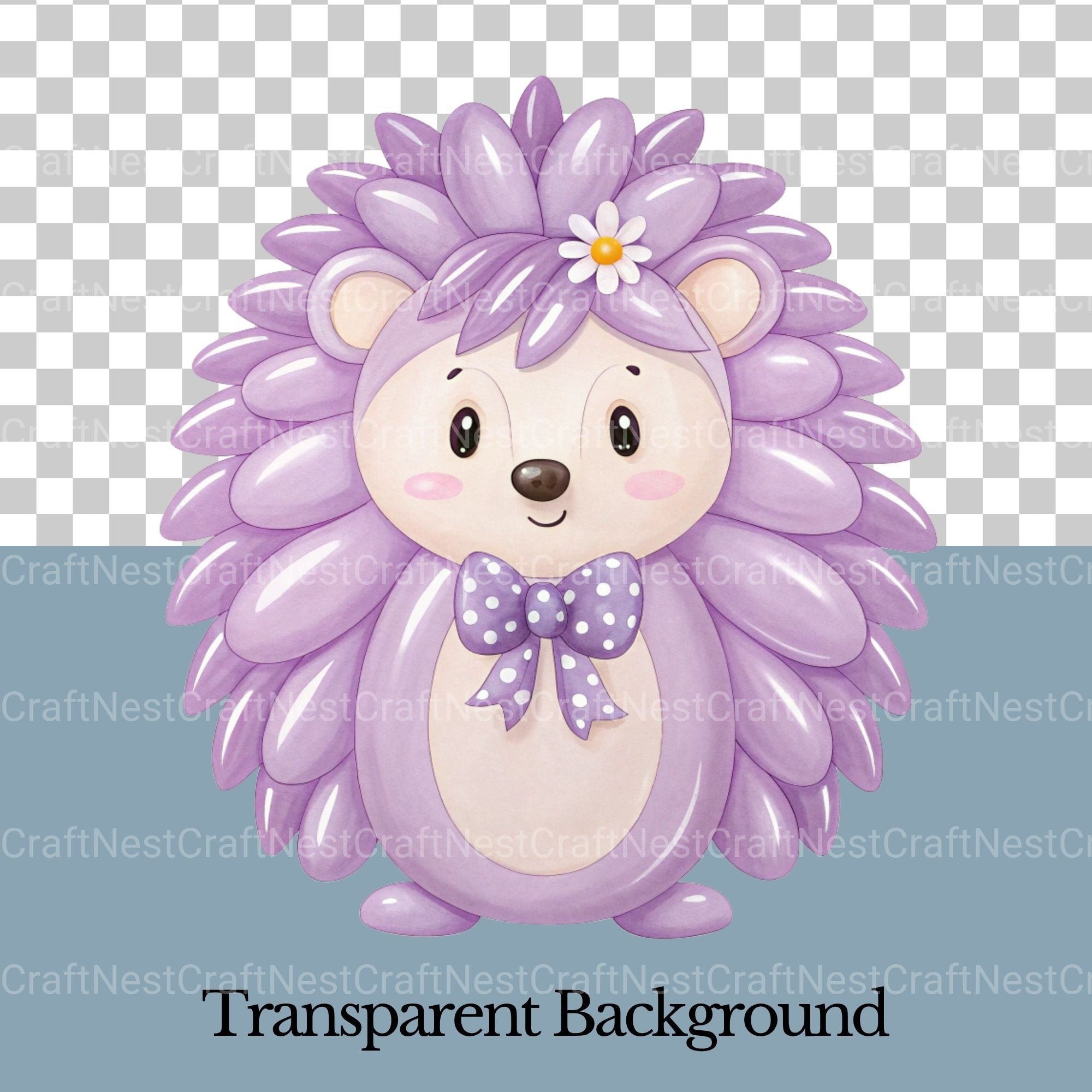 Balloon Animals Purple Clipart Bundle - CraftNest - Digital Crafting and Art