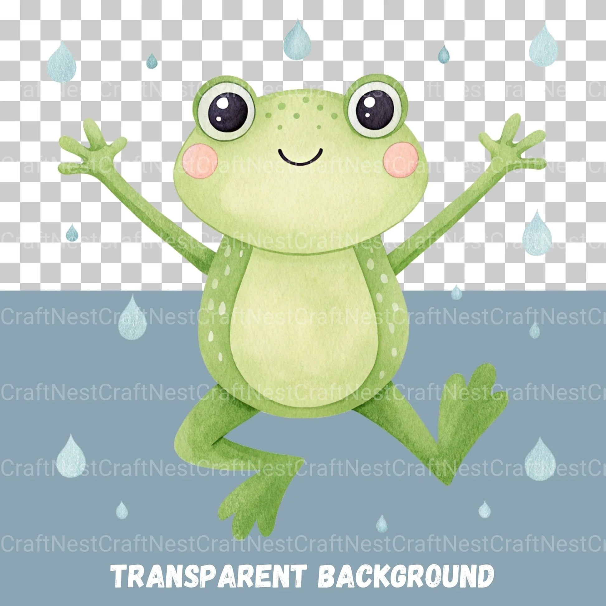 Frogs Clipart Bundle 2 - CraftNest - Digital Crafting and Art