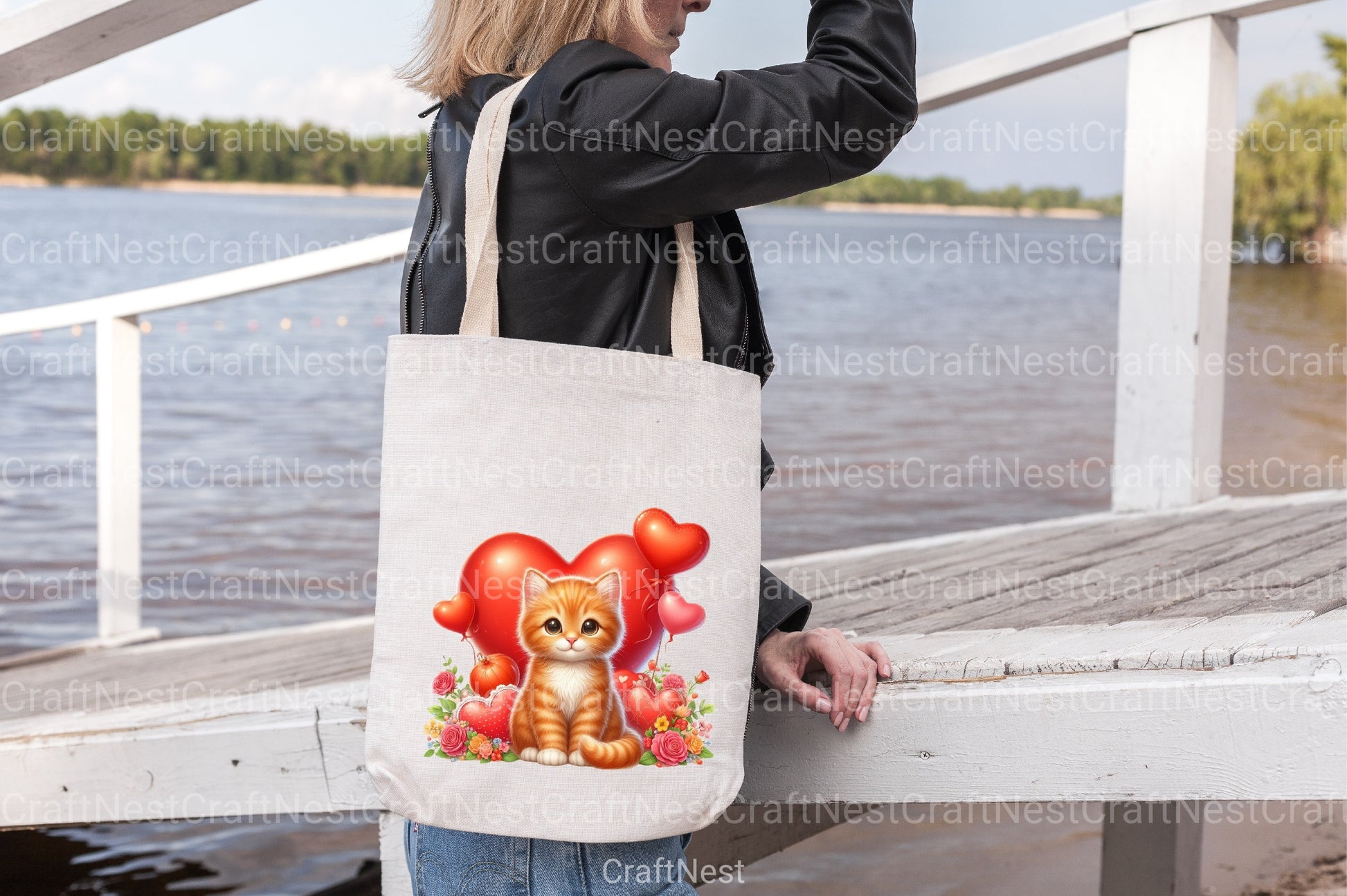 Cute Valentine Kitten Clipart Bundle 4 - CraftNest - Digital Crafting and Art