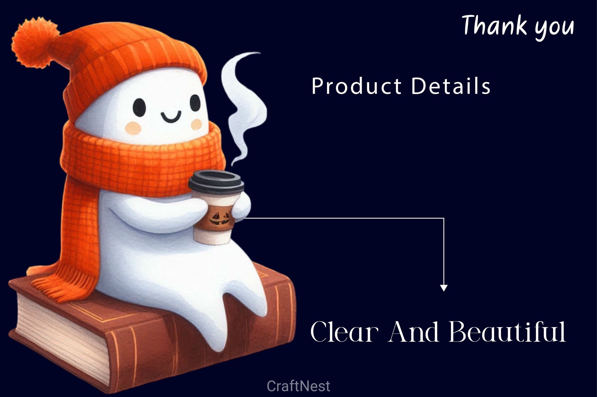 Halloween Ghost Drink Coffee Clipart Bundle 3 - CraftNest - Digital Crafting and Art