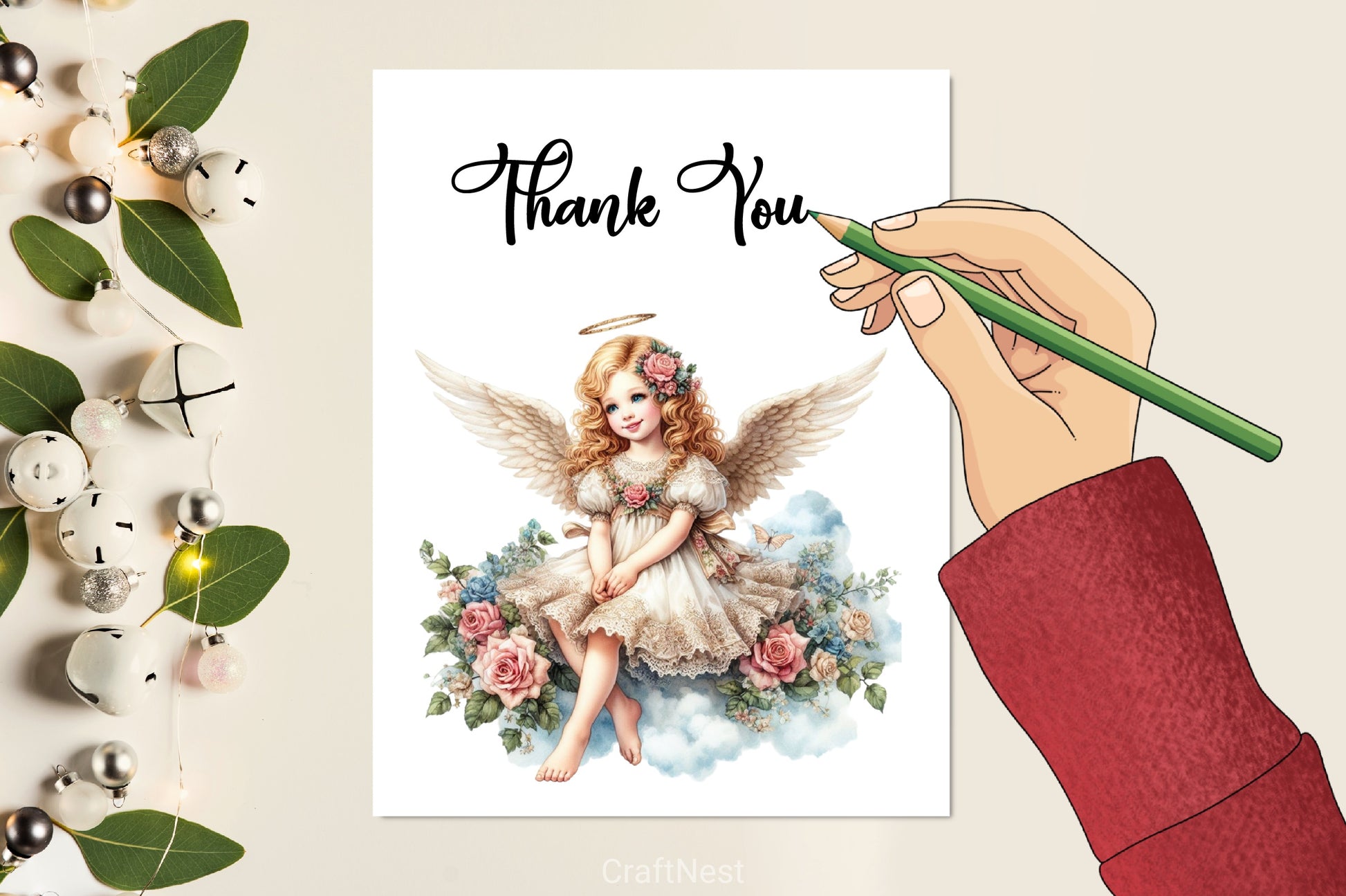 Victorian Angels Clipart Bundle - CraftNest - Digital Crafting and Art
