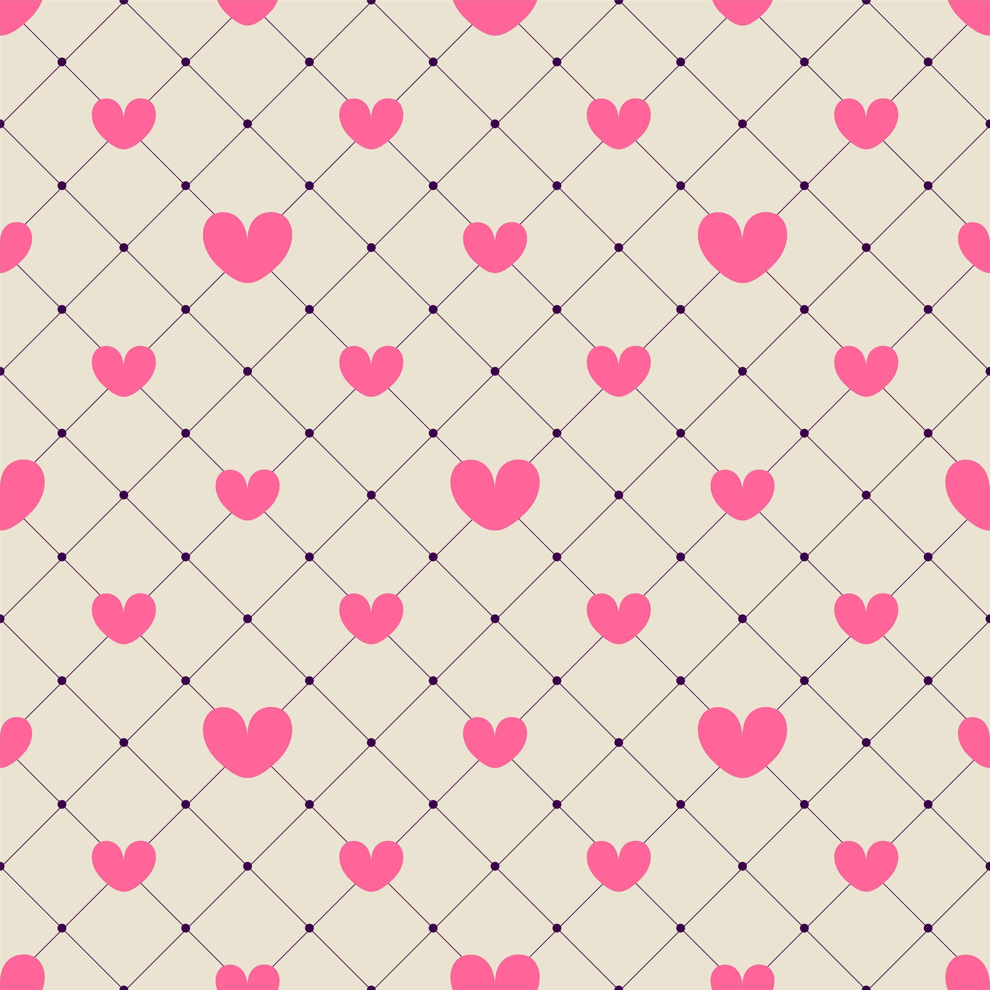 Valentine's Seamless Digital Paper 1 - CraftNest - Digital Crafting and Art