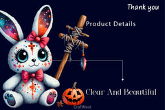 Halloween Voodoo Bunny Doll Clipart Bundle 3 - CraftNest - Digital Crafting and Art