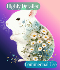 Floral Animal Silhouette Clipart Bundle - CraftNest - Digital Crafting and Art