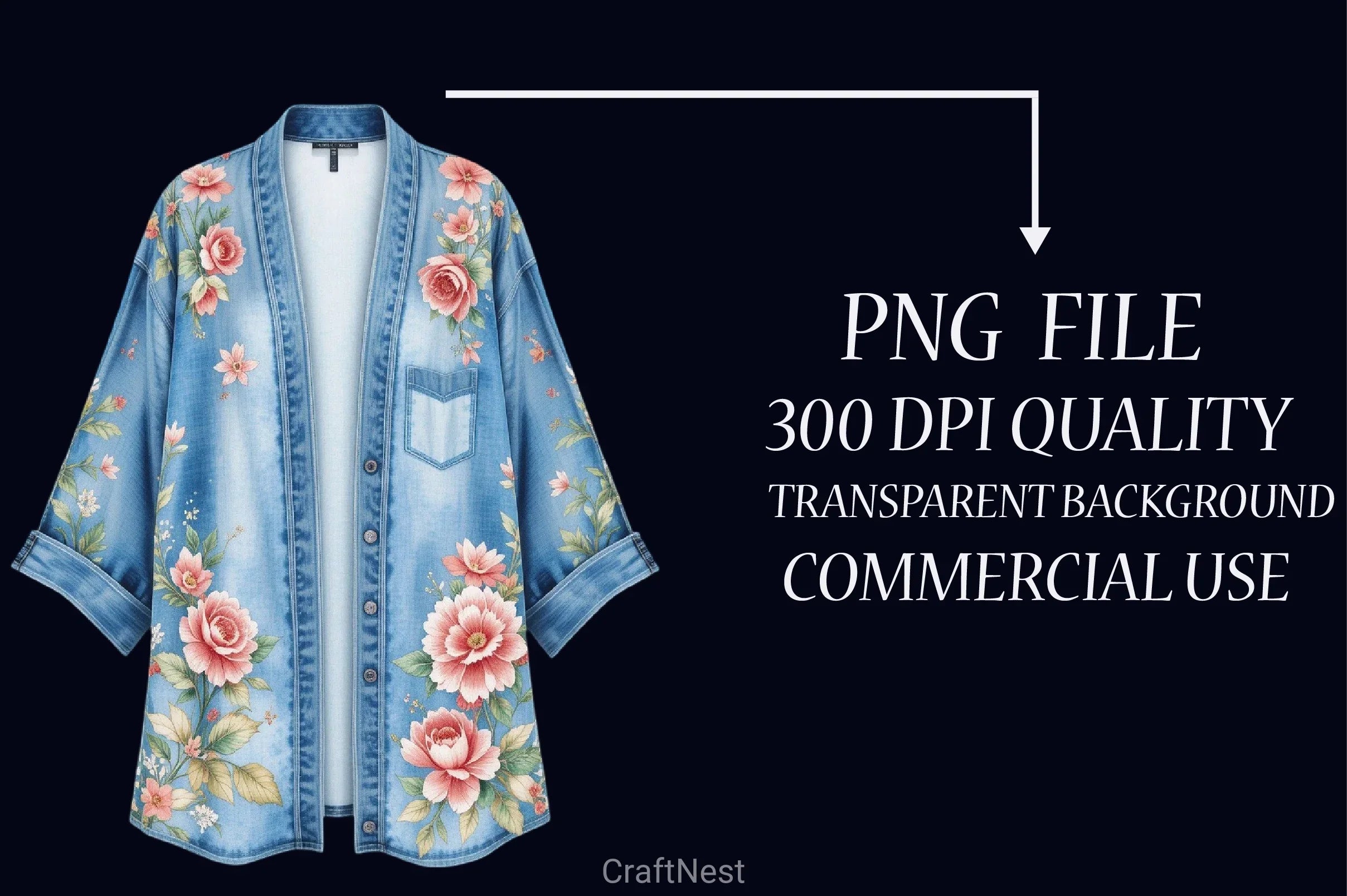 Summer Denim Clipart Bundle 3 - CraftNest - Digital Crafting and Art