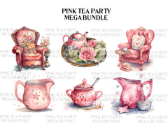 Tea Party Clipart - CraftNest