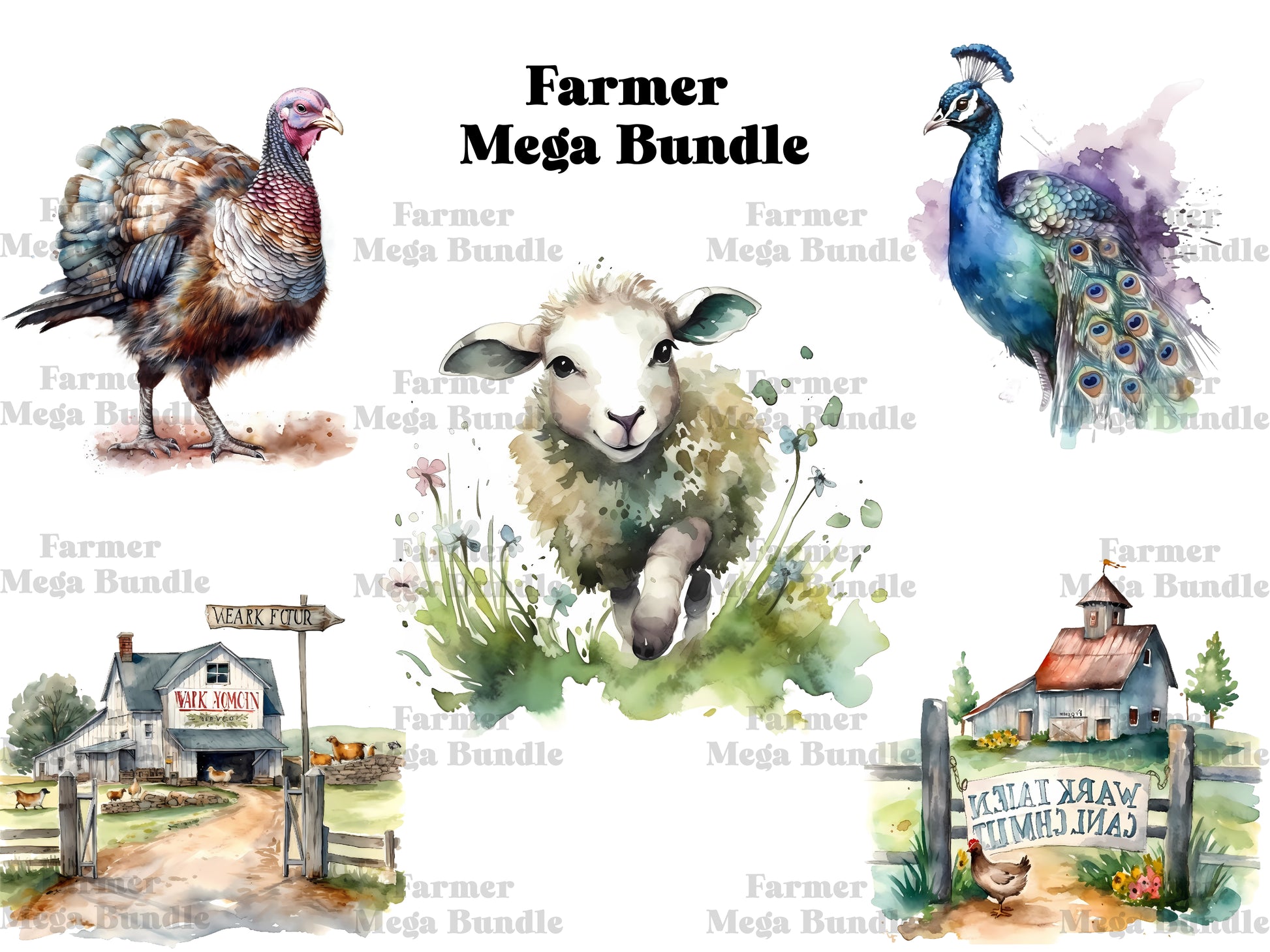 Farmer Clipart - CraftNest