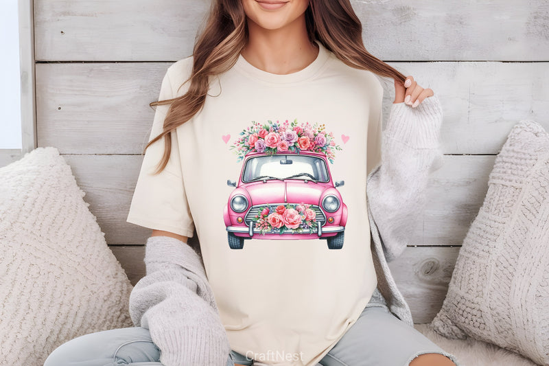 Valentine's Day Car Clipart Bundle - CraftNest - Digital Crafting and Art