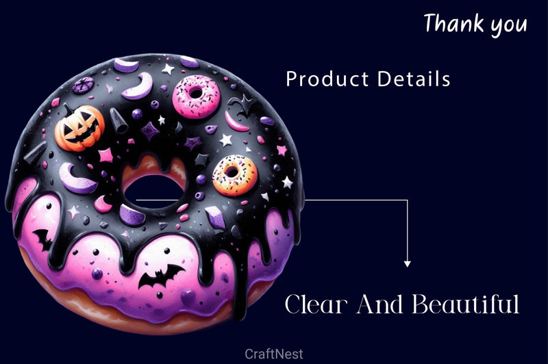 Halloween Donut Clipart Bundle 3 - CraftNest - Digital Crafting and Art