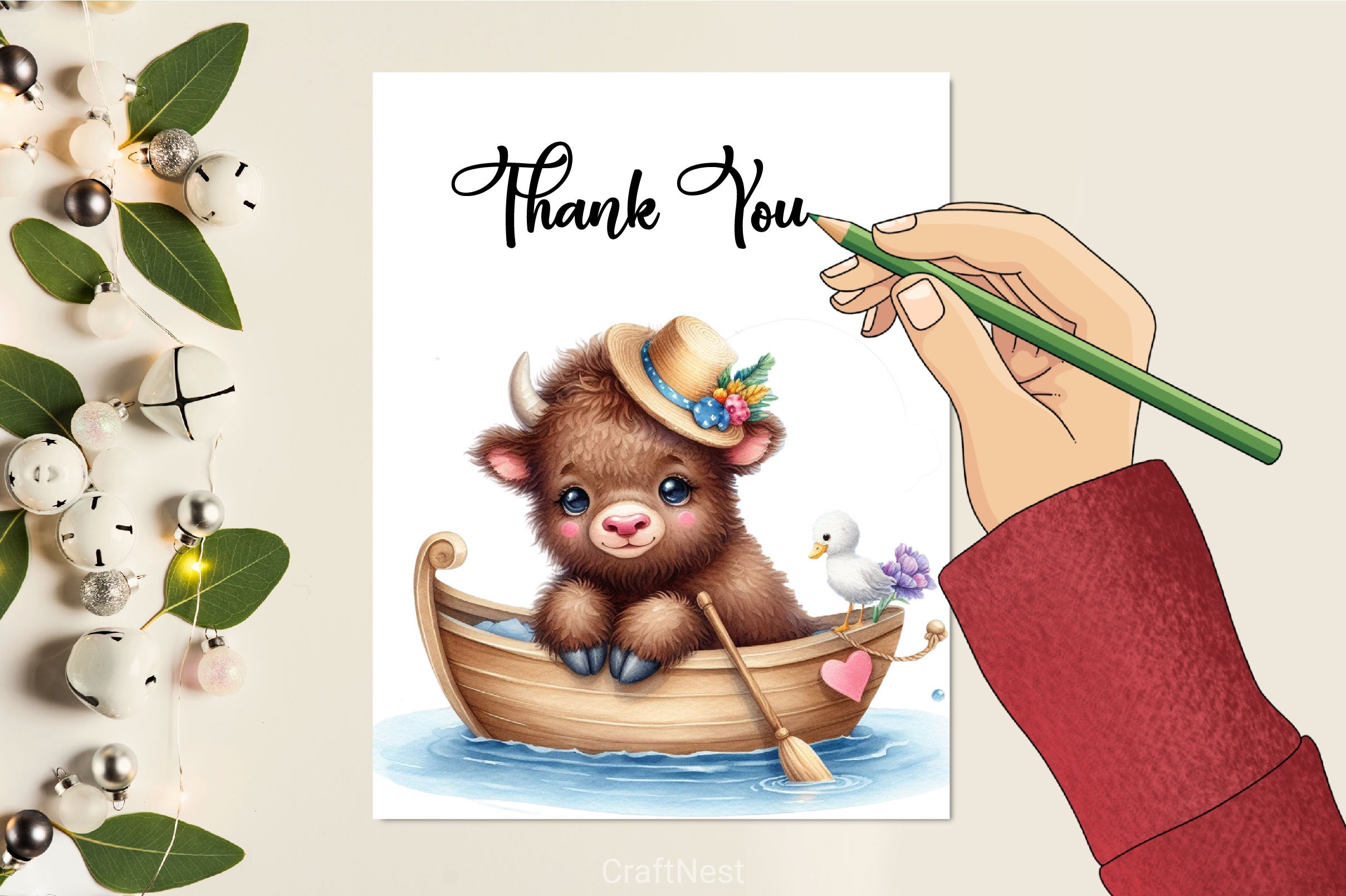 Cute Baby Animals Boat Clipart Bundle 19 - CraftNest - Digital Crafting and Art