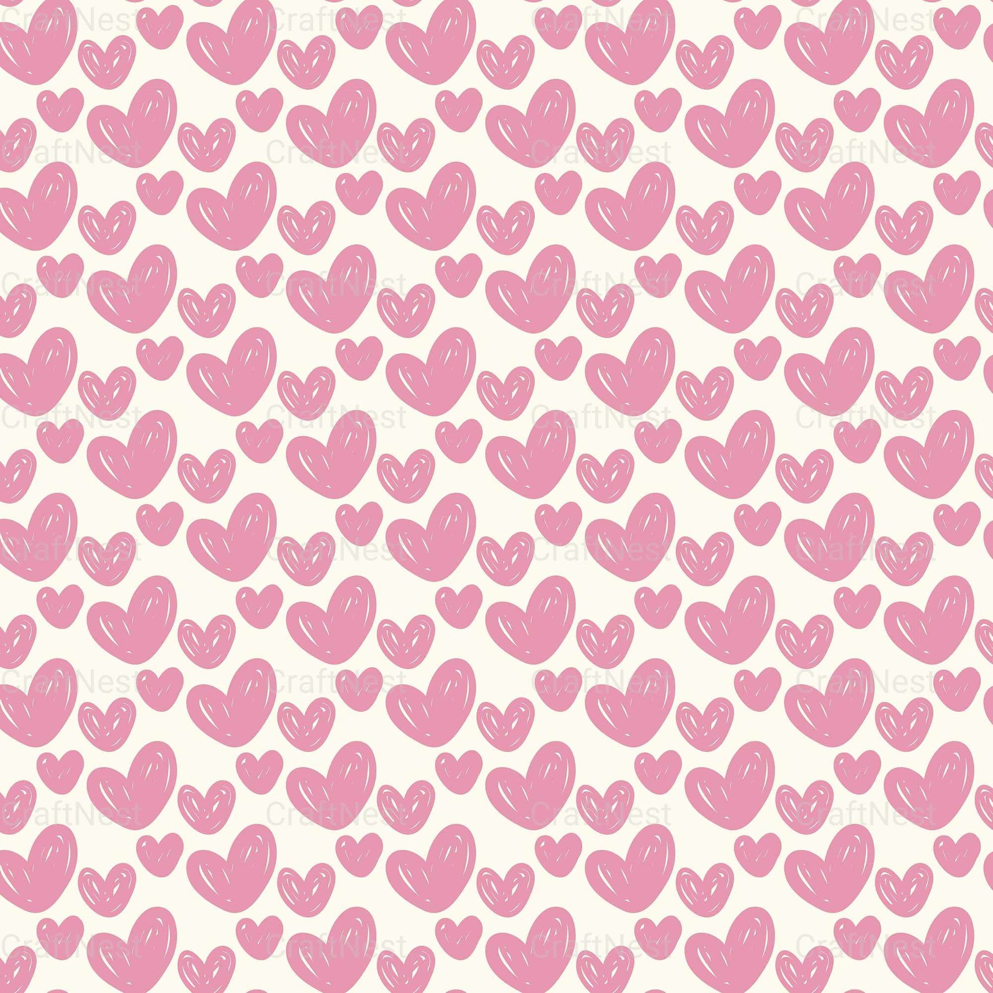 Valentines Day Seamless Digital Paper 1 - CraftNest - Digital Crafting and Art