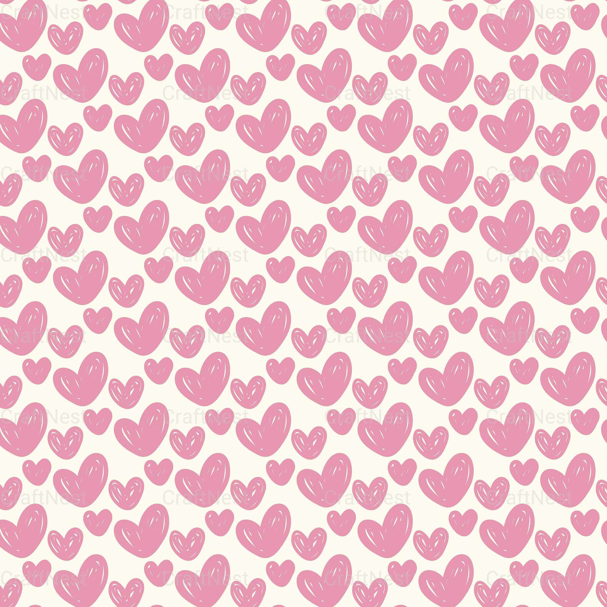 Valentines Day Seamless Digital Paper 1 - CraftNest - Digital Crafting and Art