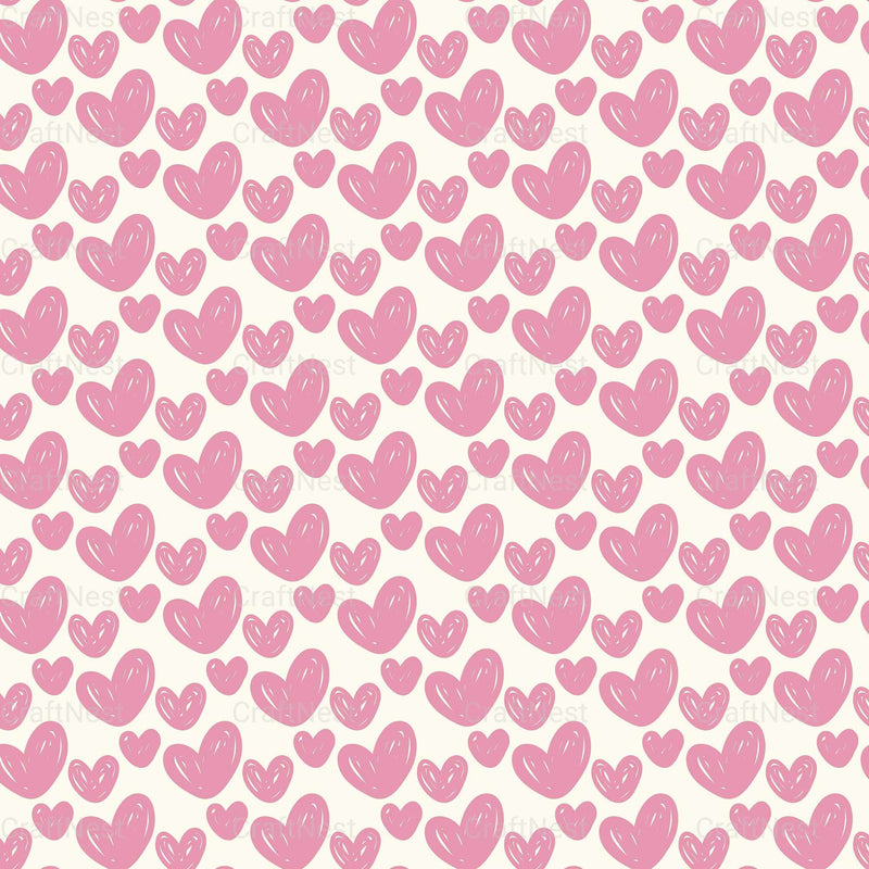 Valentines Day Seamless Digital Paper 1 - CraftNest - Digital Crafting and Art