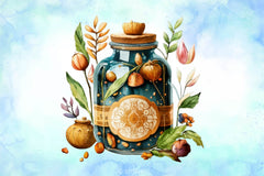 Magical Glass Jar Clipart Bundle - CraftNest - Digital Crafting and Art