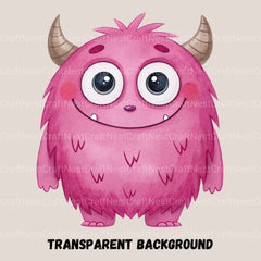 Monsters Cute Clipart Bundle - CraftNest - Digital Crafting and Art