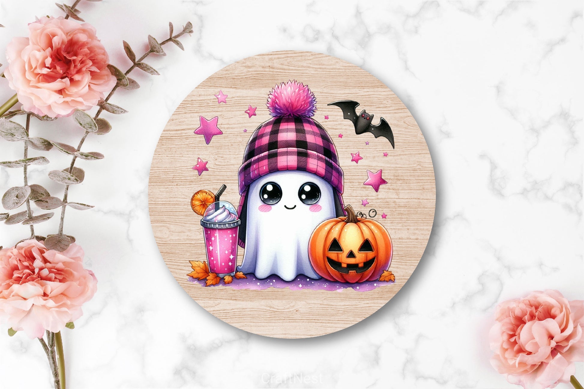 Cute Ghost Cute Halloween Clipart Bundle 18 - CraftNest - Digital Crafting and Art