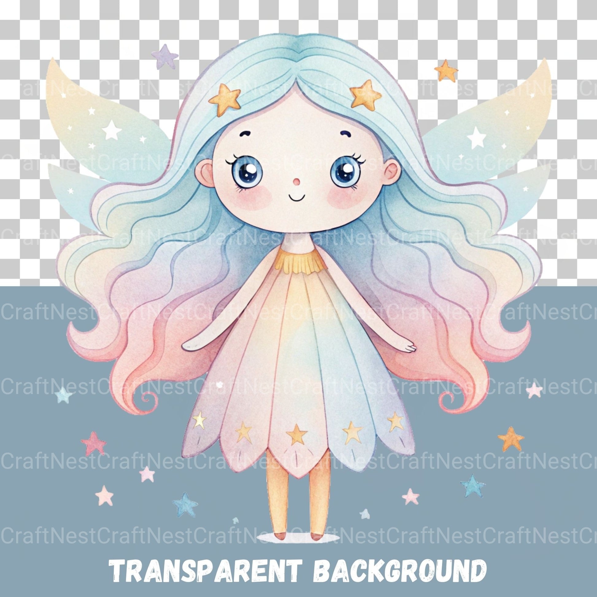 Whimsical Girls Clipart Bundle - CraftNest - Digital Crafting and Art