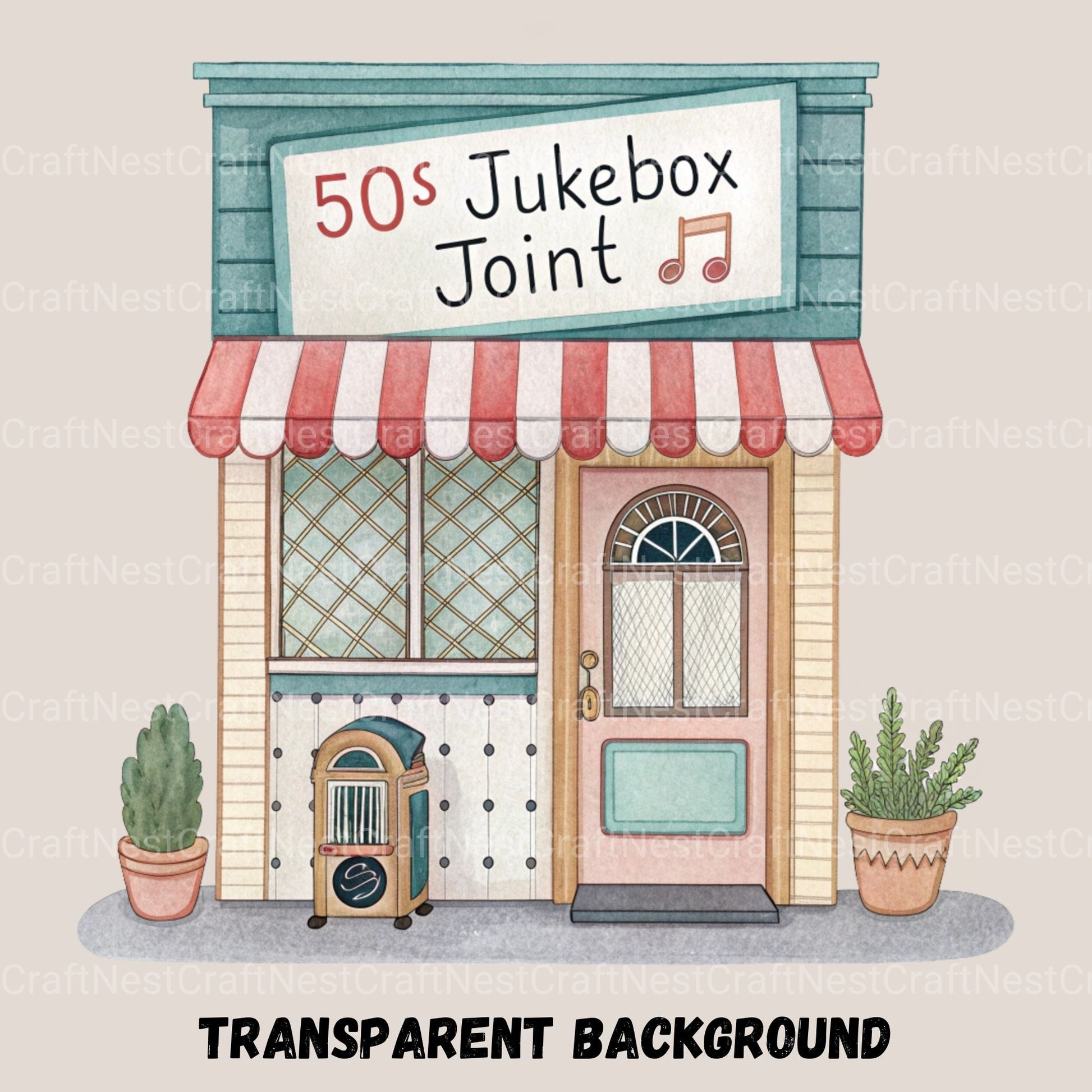 Village Shops Clipart Bundle - CraftNest - Digital Crafting and Art